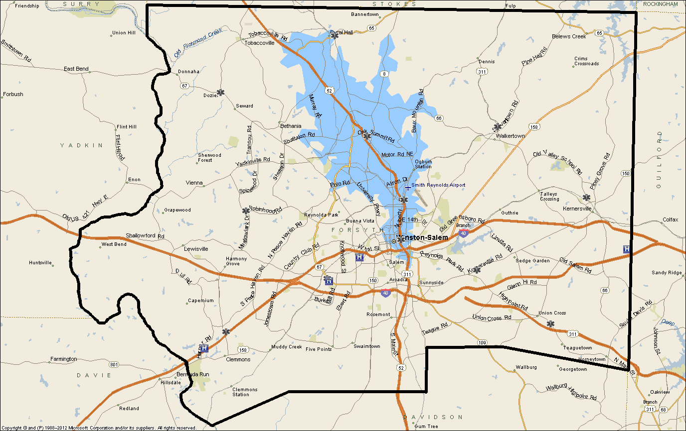 Patterson Avenue Station Drivetime Map