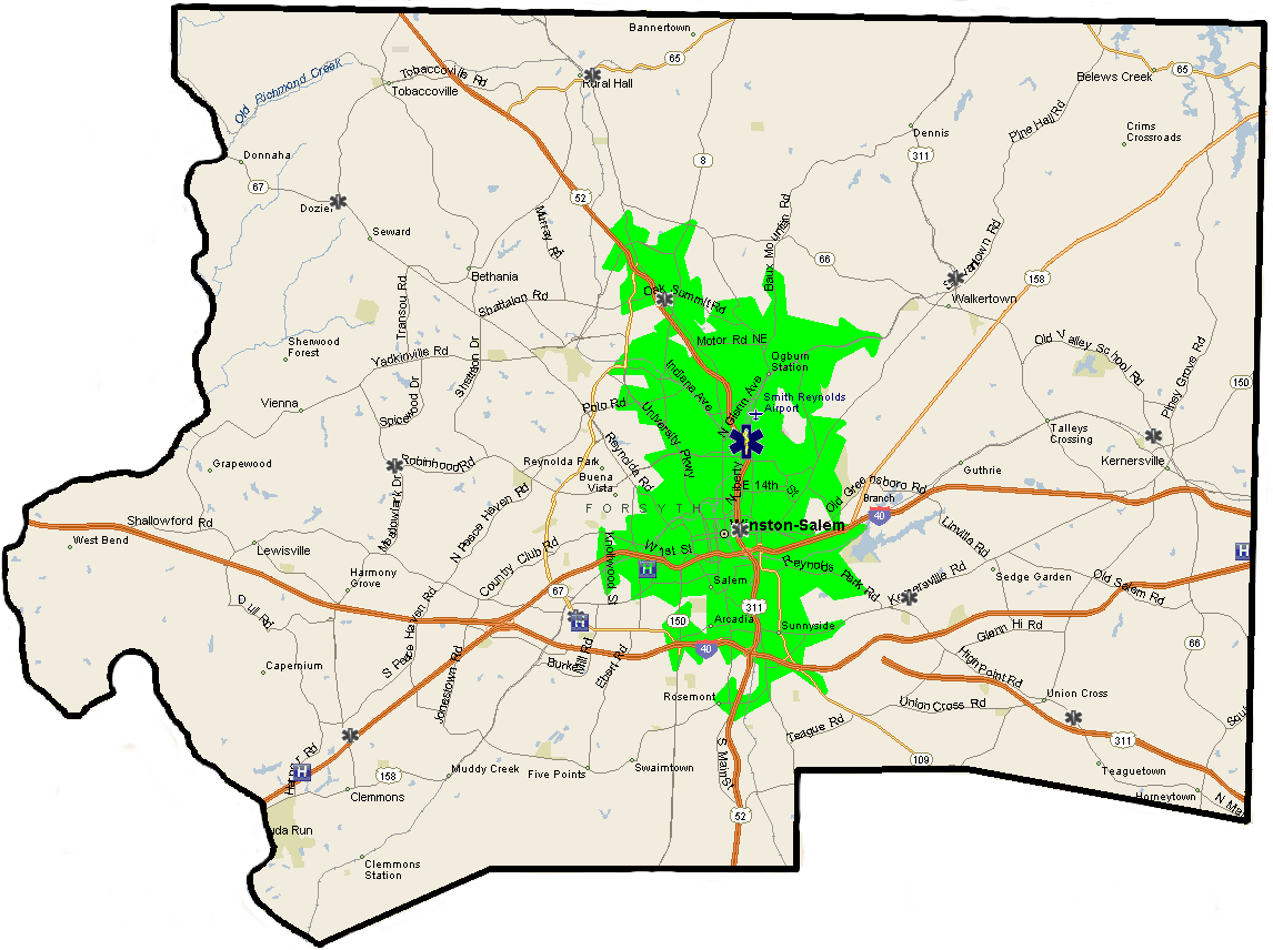 Station 6 Drivetime Map