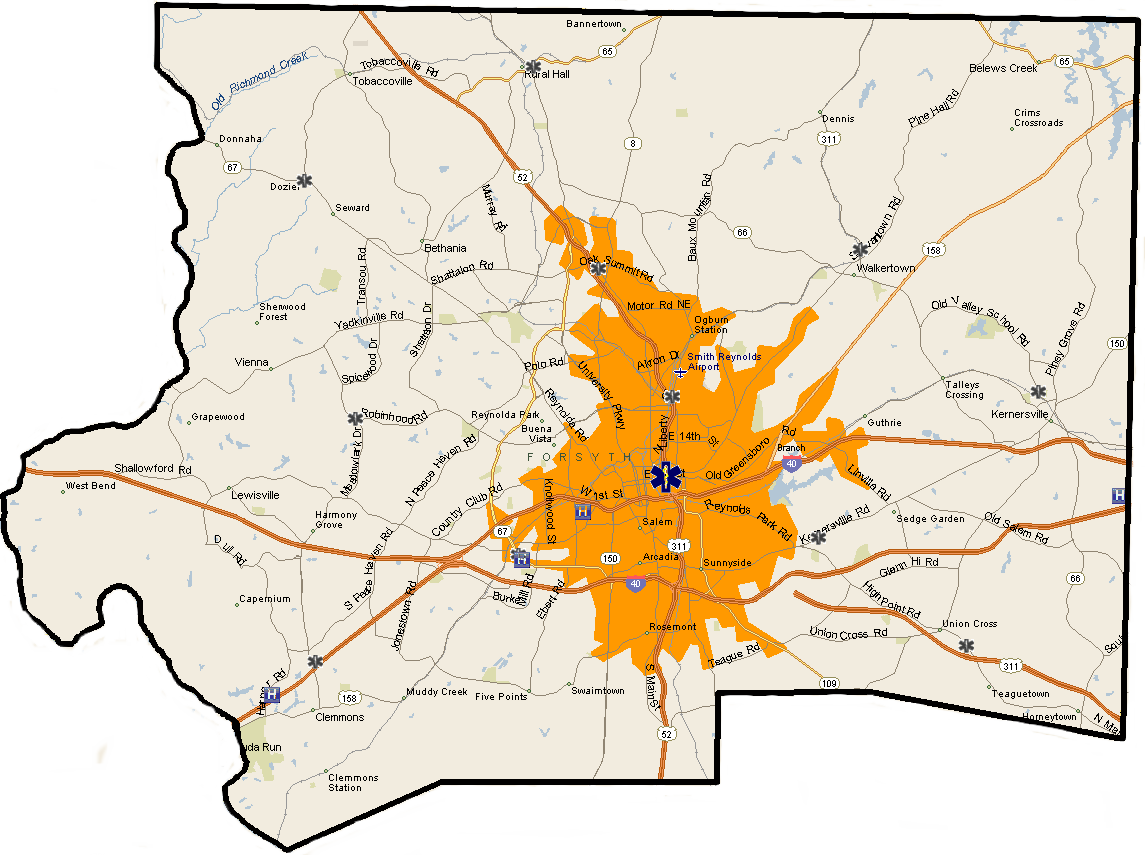 Station 8 Drivetime Map